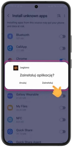 Zainstaluj aplikacje